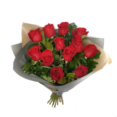 Bouquet of Dozen Red Roses